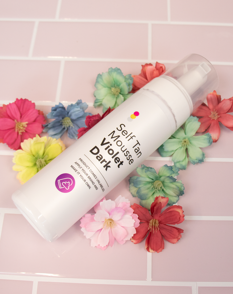 Self Tan Mousse Violet Dark