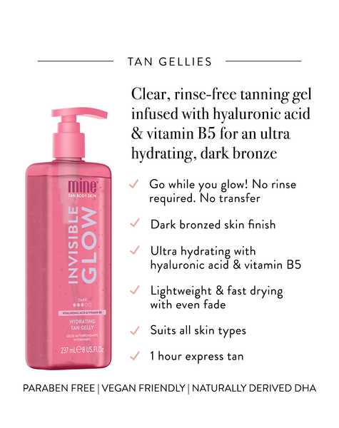 Invisible Glow Dark Hydrating Tan Gelly