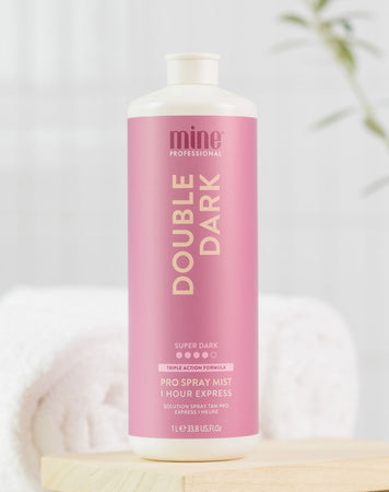 Double Dark Pro Spray Mist | 1 Hour Spray Tan Solution | MineTan EU