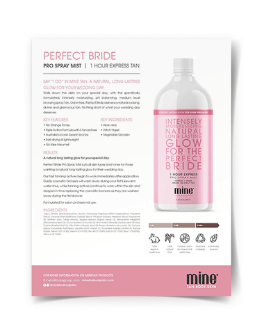 Mine Professional Product Fact Sheets