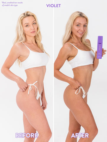 Violet Zelfbruinend Schuim