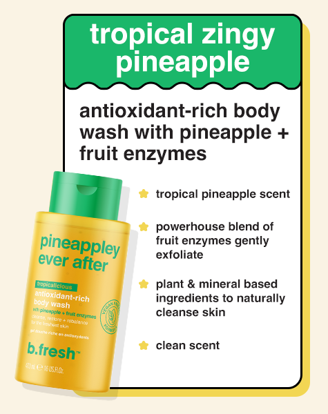 pineappley every after gel douche exaltant