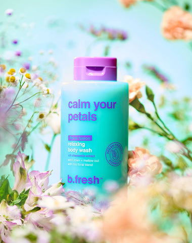 calm your petals relaxing body wash