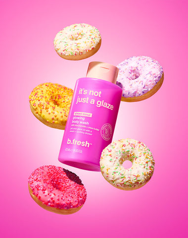 it's not just a glaze glowing body wash