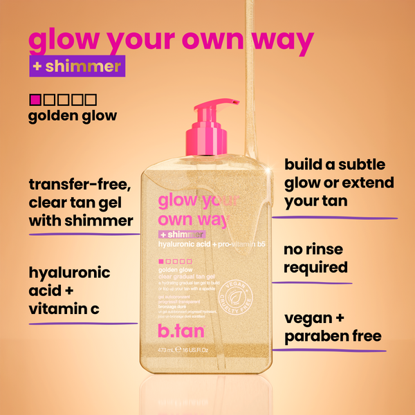 glow your own way shimmer