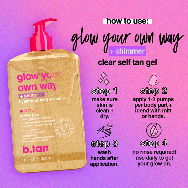 glow your own way shimmer