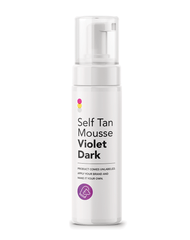 Self Tan Mousse Violet Dark: Sample